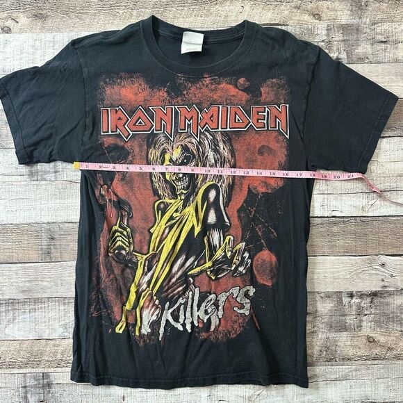 Vintage Iron Maiden The Killers Hanes Heavyweight Band Tshirt Black Adult Medium - Picture 3 of 6